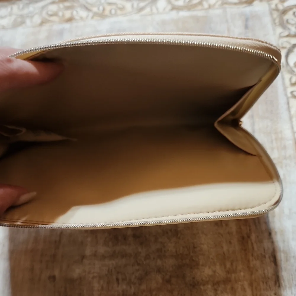 Dior Beige Canvas Cosmetic Pouch